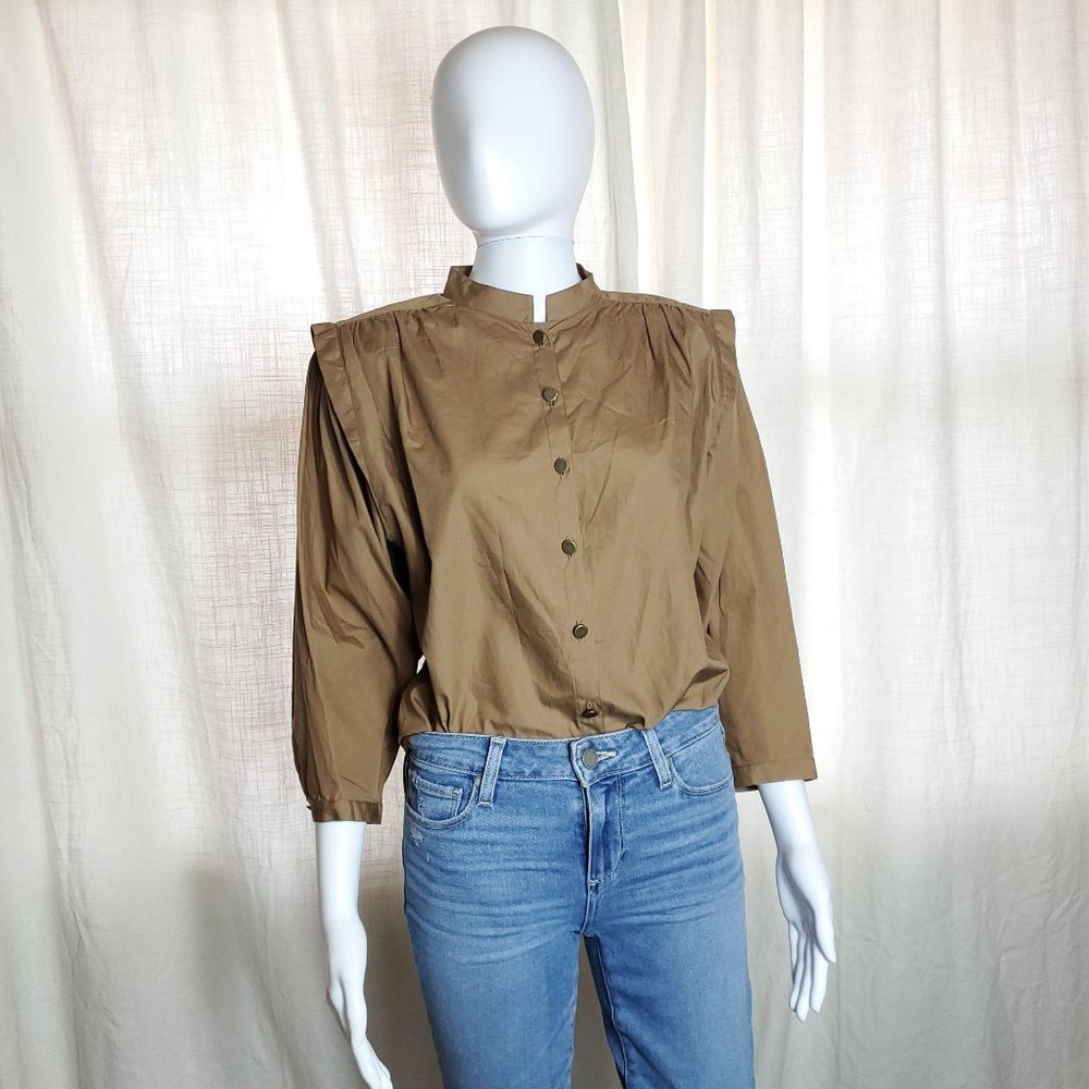 NEW 70s deadstock relaxed boxy button down